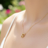 Interlocked Harmony Pendant Necklace by Yugmani