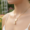 Modern Luxe Charm Pendant Necklace by Yugmani