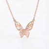 Eternal Grace Anti-Tarnish Butterfly Statement Necklace