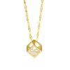 Radiant Square Solitaire Necklace