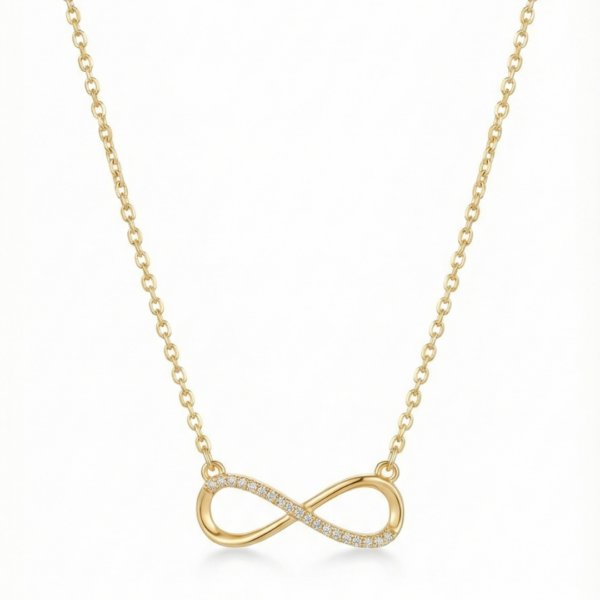 Elegant Infinity Symbol Pendant Necklace by Yugmani