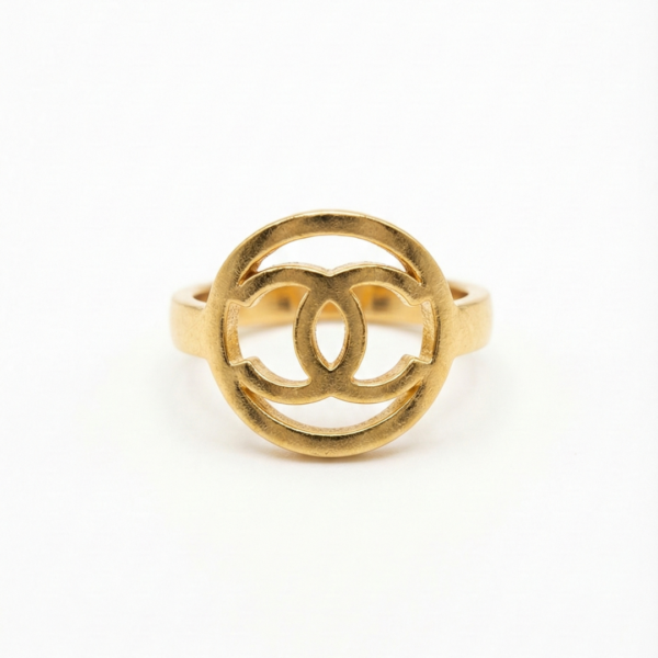 Classic Round Emblem Ring by Yugmani