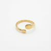 Minimal Dual-Shape Open Ring by Yugmani
