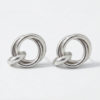 Intertwined Knot Modern Stud Earrings