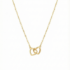 Interlocked Harmony Pendant Necklace by Yugmani