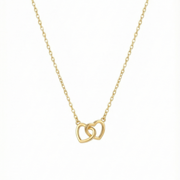 Interlocked Harmony Pendant Necklace by Yugmani