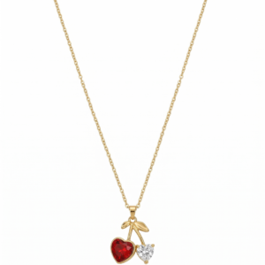 19 Sweetheart Cherry Crystal Pendant