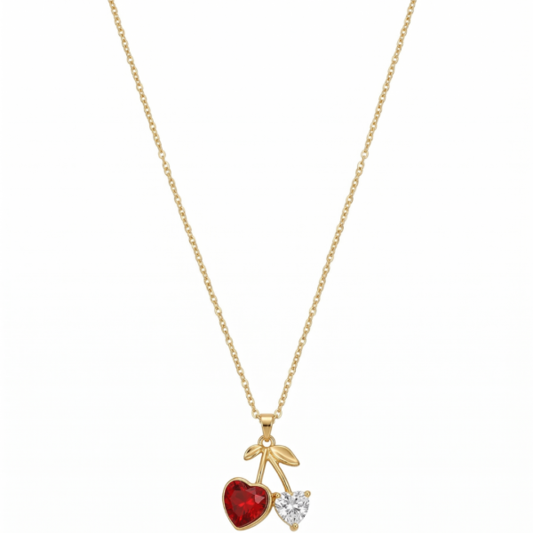 19 Sweetheart Cherry Crystal Pendant