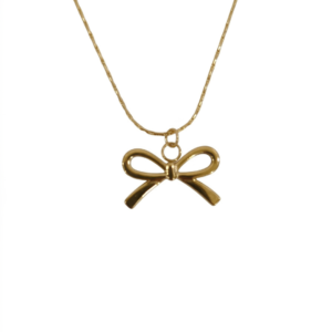 27 Charm Ribbon Bow Pendant