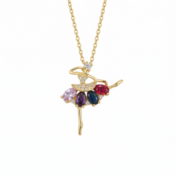 29 Prima Ballerina Multi-Gemstone Necklace