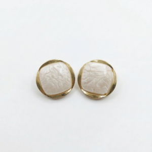 Iridescent Marble Cushion Studs