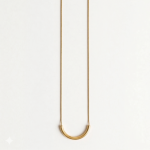 60 Minimalist Aurelian Arc Lariat Necklace